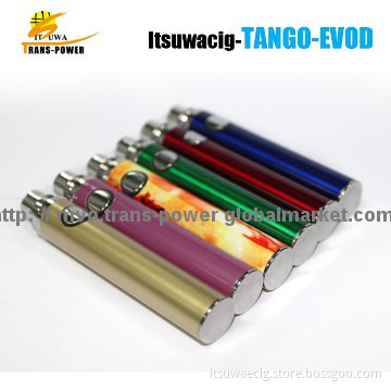 2014 most popular colorful battery ecigarette evod tango e-cigarette